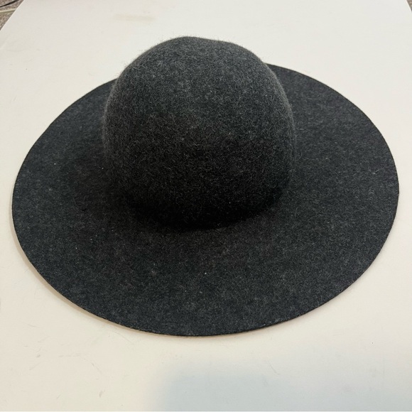 J. Crew Gray 100% Wool Floppy Hat - Picture 3 of 5